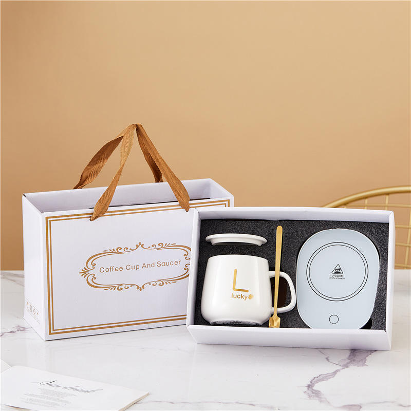 Coffee Ceramic Cup Mug Electric Charging Cup Warmer