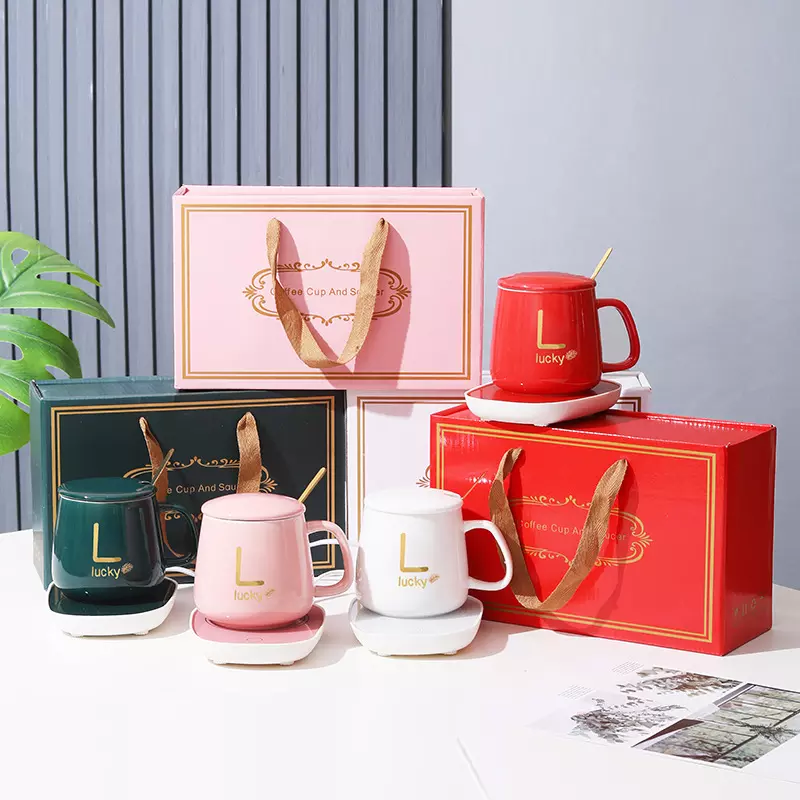 Coffee Ceramic Cup Mug Electric Charging Cup Warmer