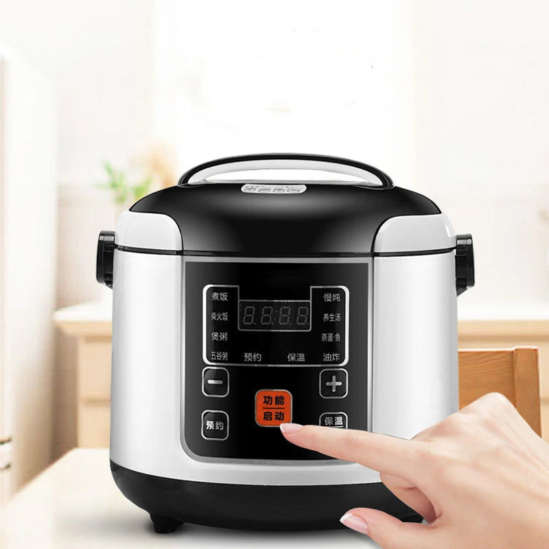 12V 24V Mini Rice Cooker Car Truck Soup Porridge Cooking Machine Food Steamer Heating Lunch Box Meal Heater Warmer 1L / 2L