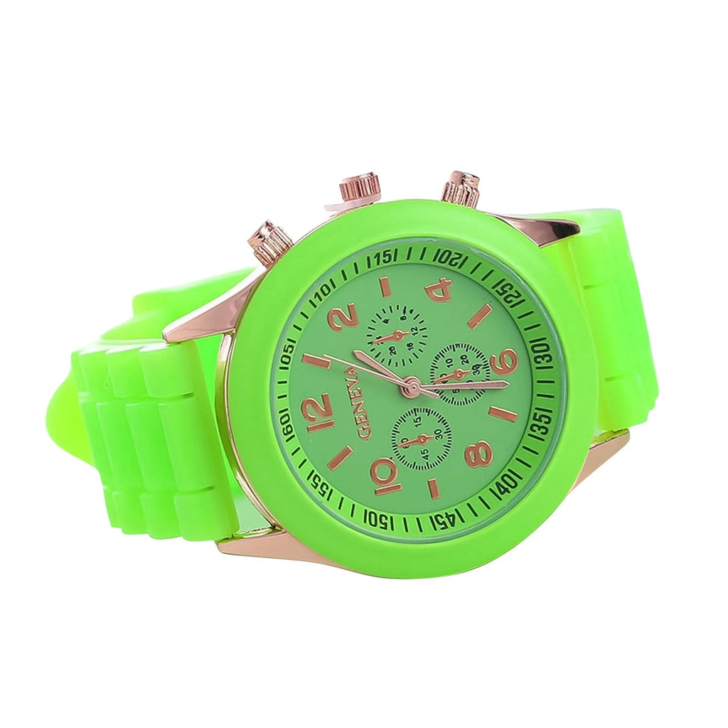 Women Watches 2025 New Fashion Luxury Brand Women's Watch Silicone Strap Quartz Wrist Watch For Female Relogio Feminino Zegarki