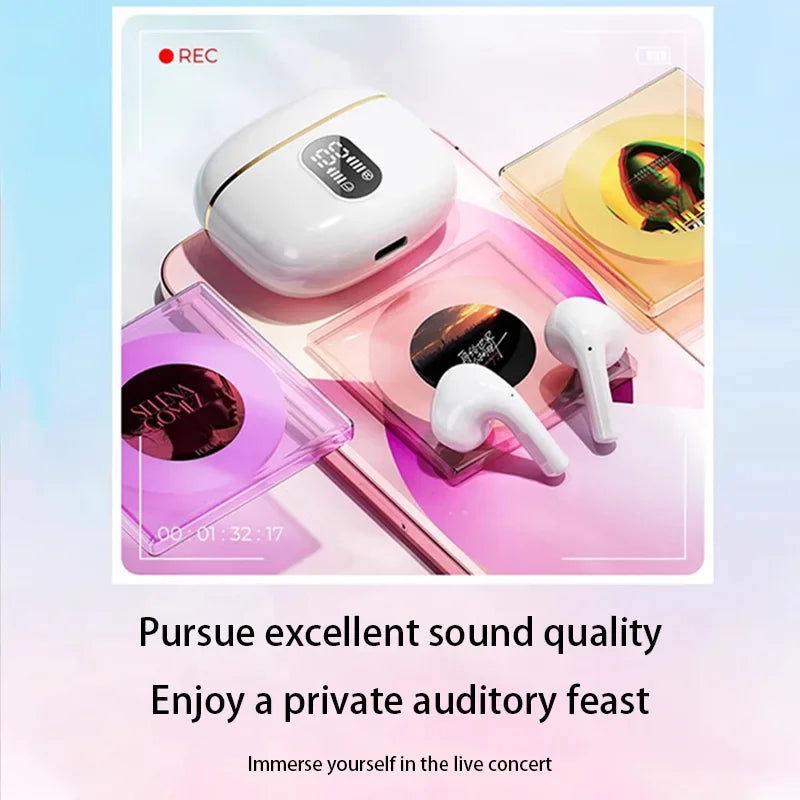 Bluetooth Headset 2025 New Smart Wireless Noise Cancelling High Quality In-Ear