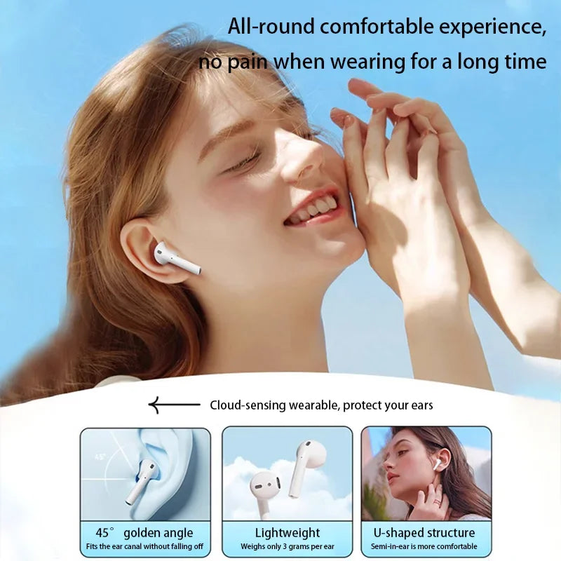 Bluetooth Headset 2025 New Smart Wireless Noise Cancelling High Quality In-Ear