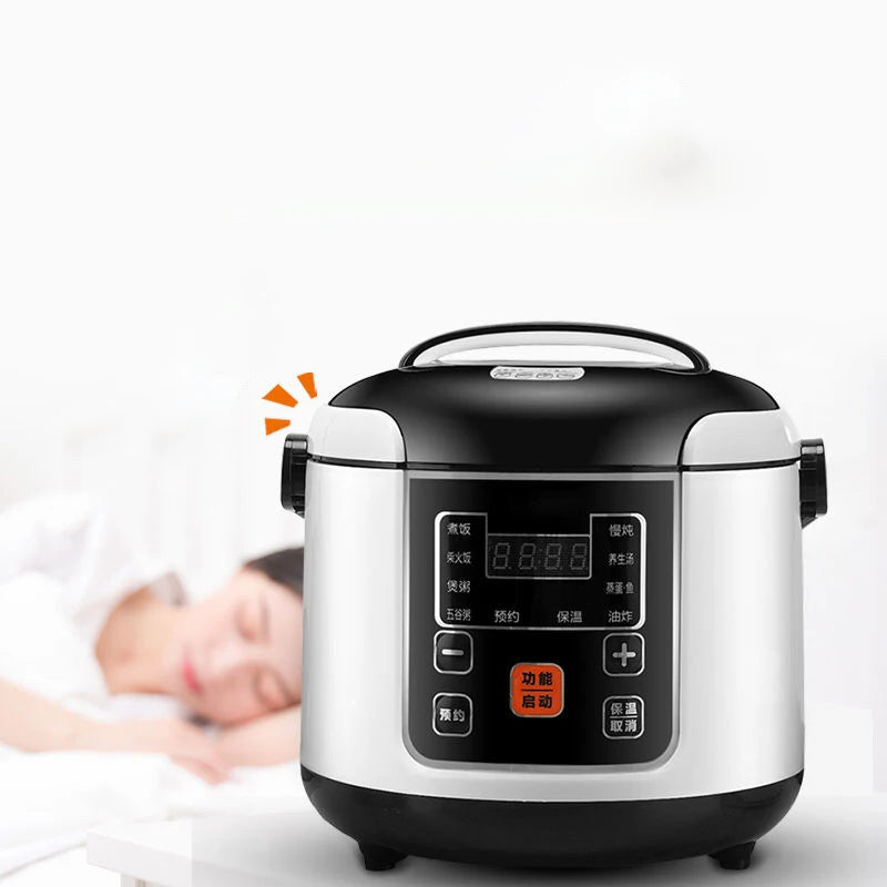 12V 24V Mini Rice Cooker Car Truck Soup Porridge Cooking Machine Food Steamer Heating Lunch Box Meal Heater Warmer 1L / 2L