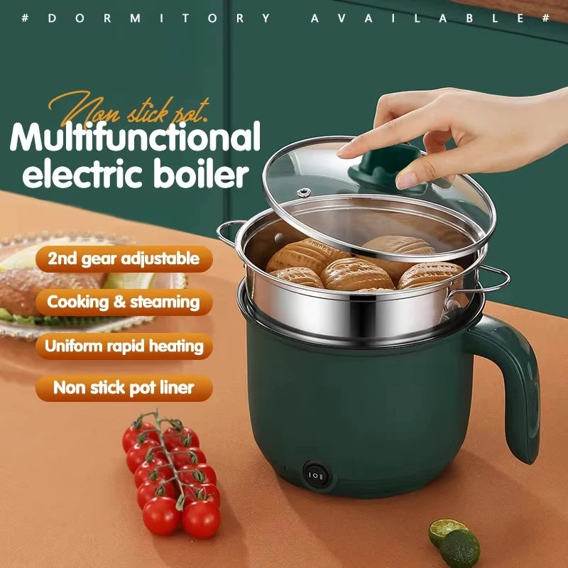 Capacity Mini Home Cooking Pot Multifunctional Rice Cooker Non Stick Pan Safety Material Potable Stockpot Utility Electrice