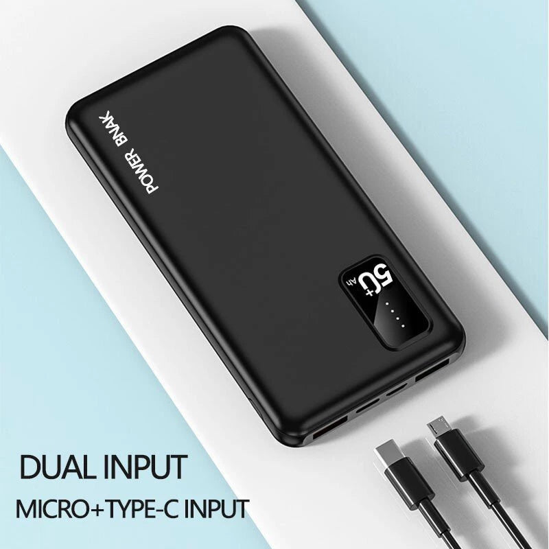 Y65 50000mAh Power Bank Dual USB Slim powerbank fast charging Portable Power Bank for huawei