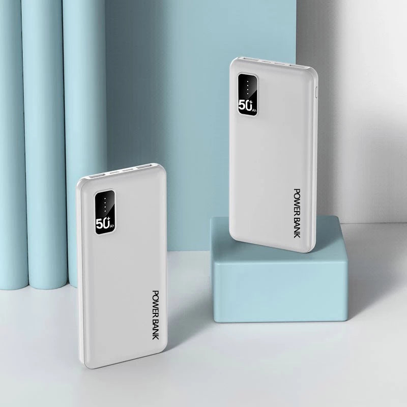 Y65 50000mAh Power Bank Dual USB Slim powerbank fast charging Portable Power Bank for huawei