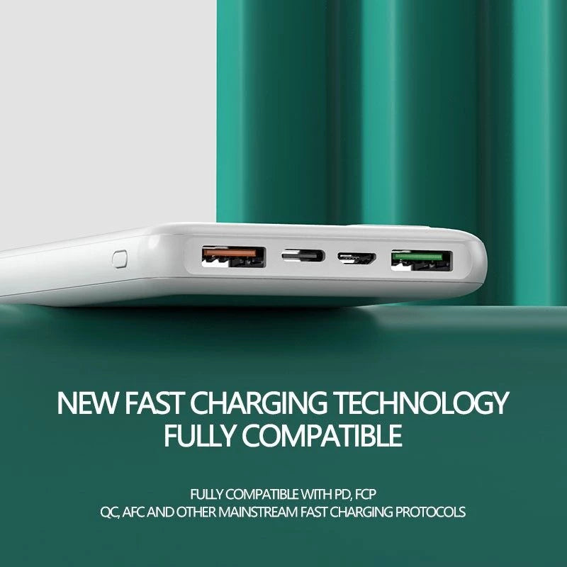 Y65 50000mAh Power Bank Dual USB Slim powerbank fast charging Portable Power Bank for huawei